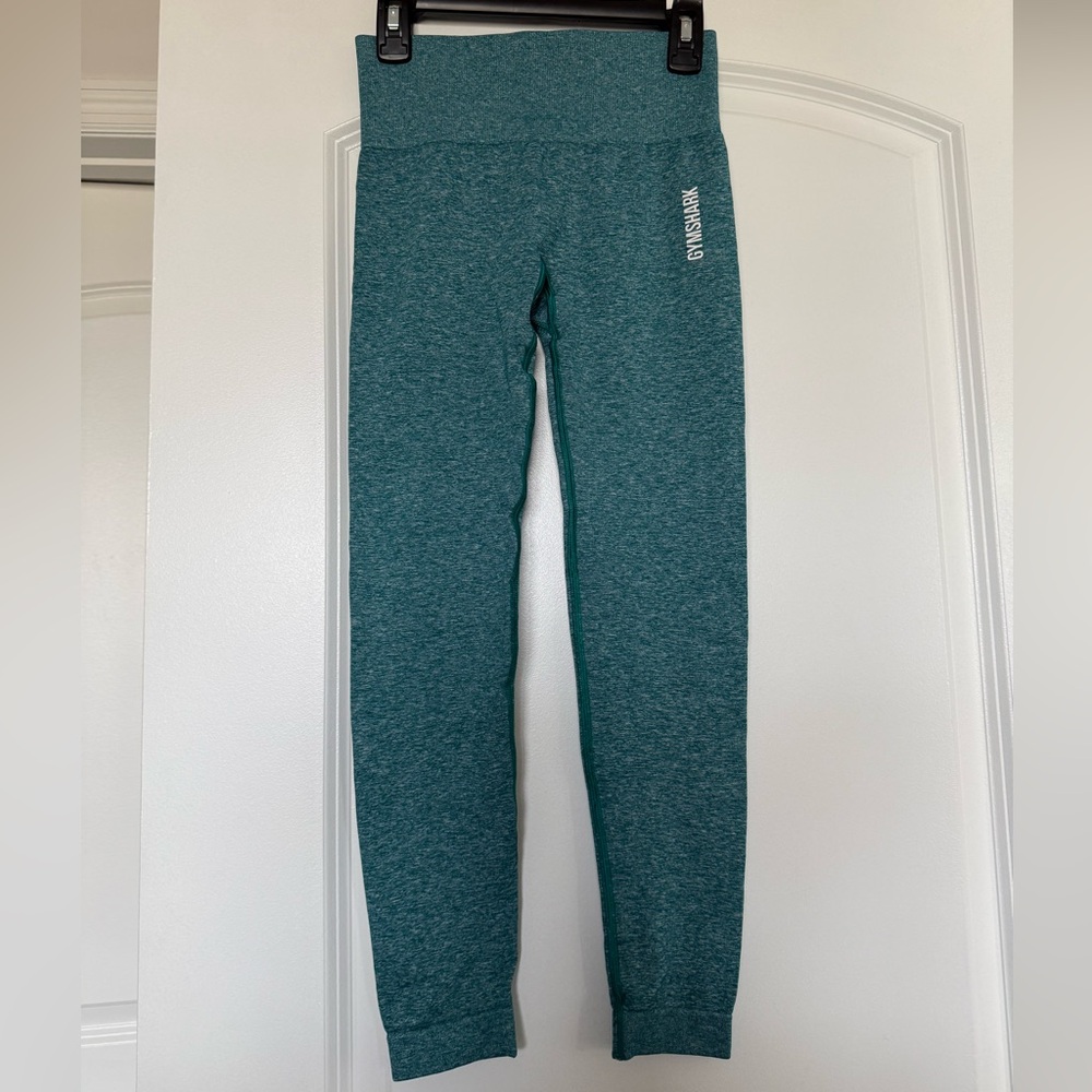 Gymshark Adapt Seamless Leggings in Charged Emerald Color
